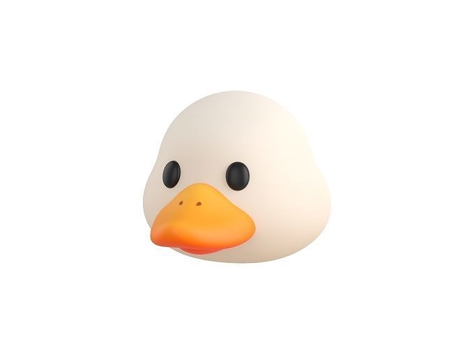 Prop duck head d model