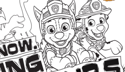 Free printable coloring sheets â paw patrol friends official site