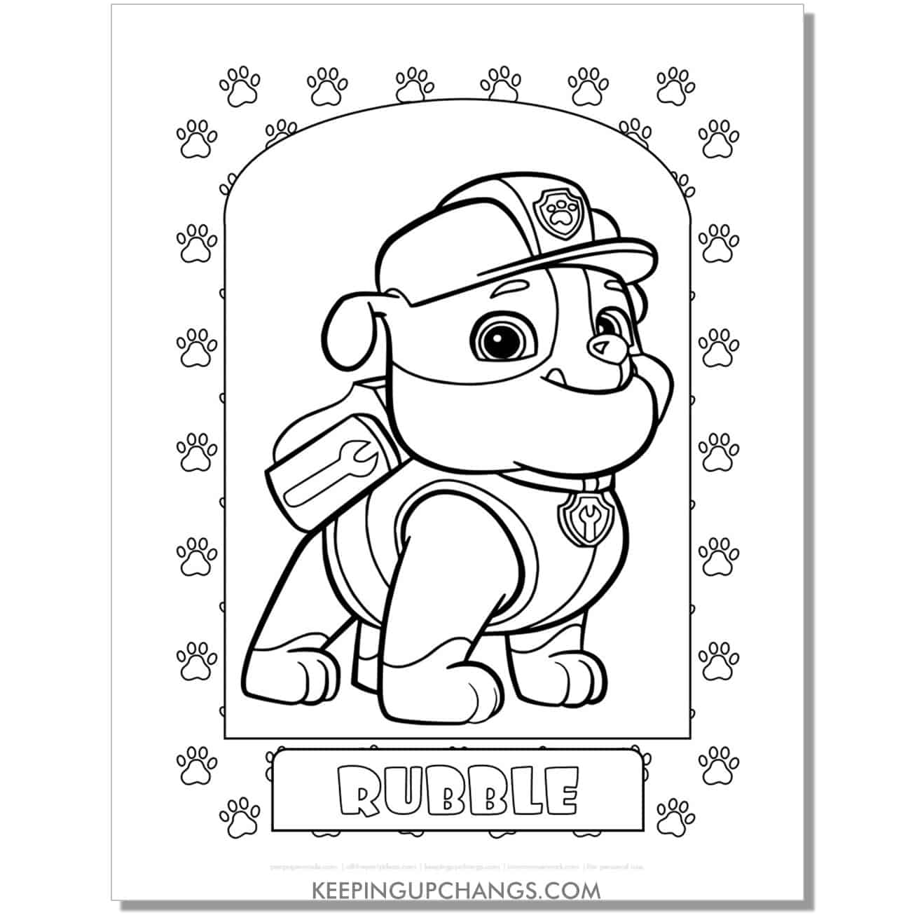 Free paw patrol coloring pages sheets popular printables
