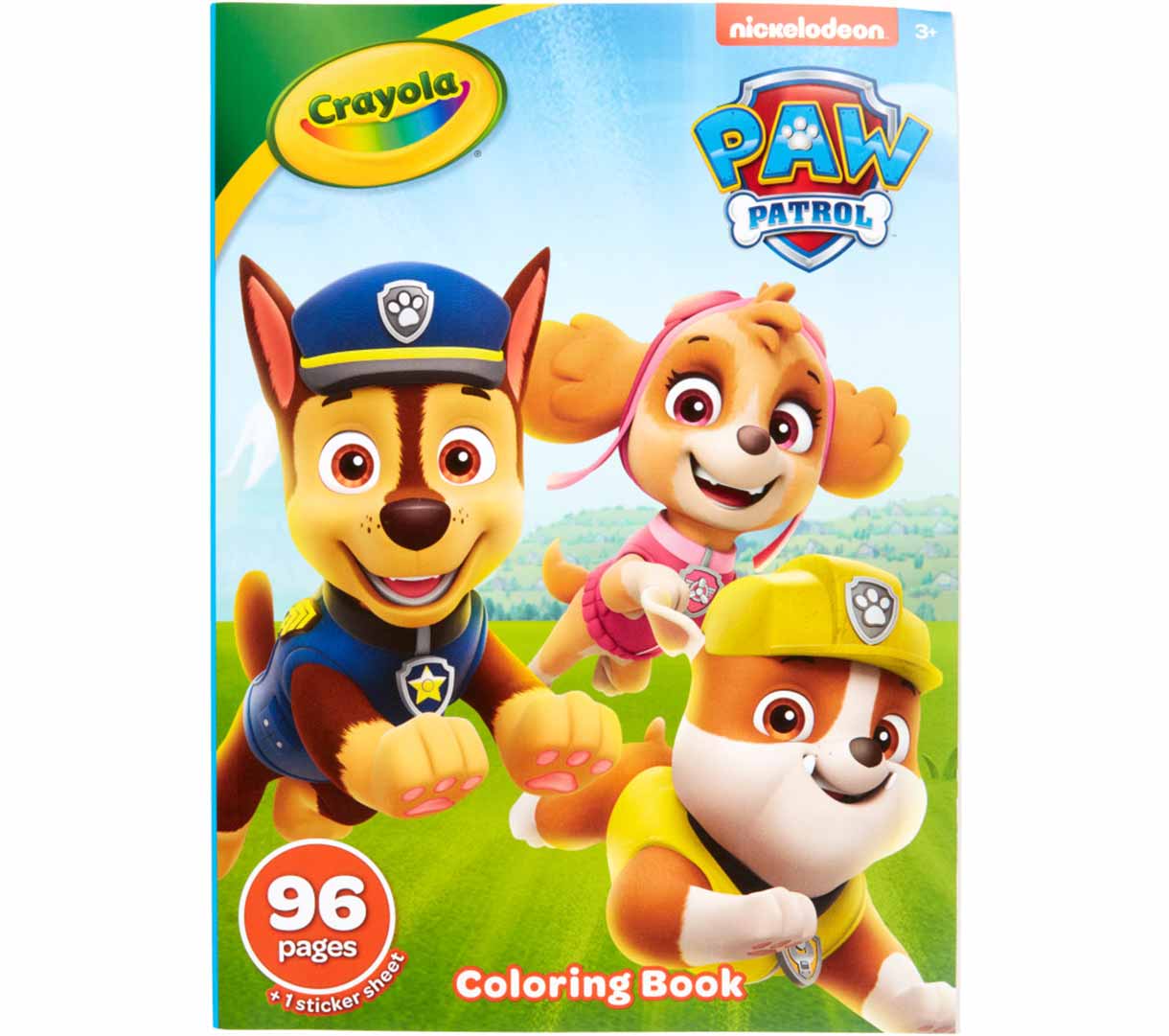 Paw patrol coloring book with stickers pgs