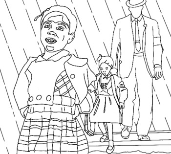 Ruby bridges coloring page by the happy hippie tpt