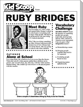 Ruby bridges kid scoop