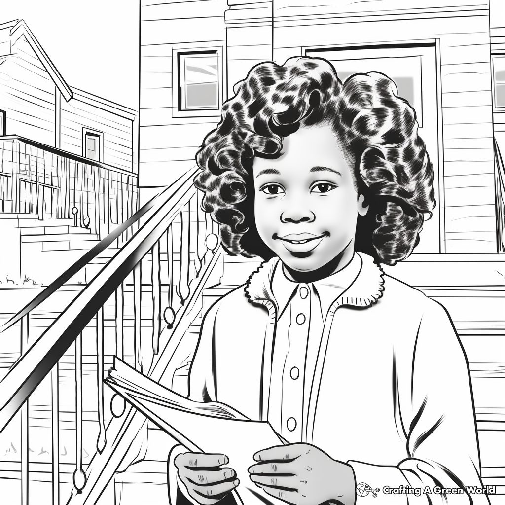 Black history month coloring pages