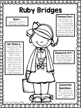 Black history pictorial input coloring pages writing unit tpt