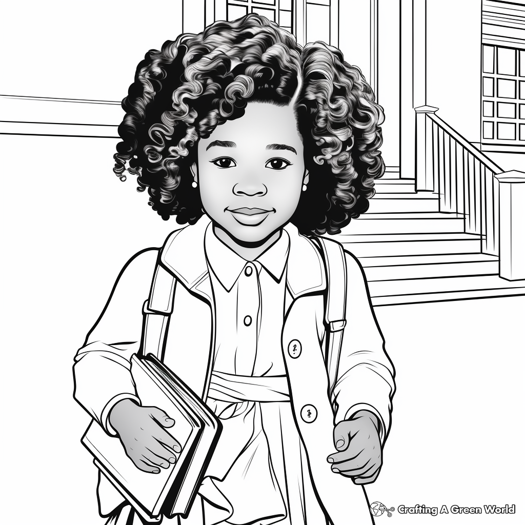 Black history month coloring pages