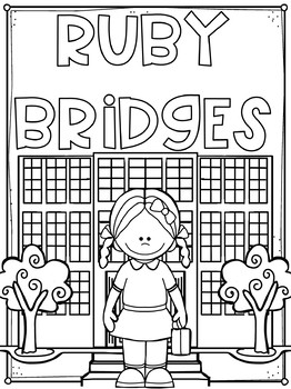 Ruby bridges flip book no prep plus colored poster student coloring page