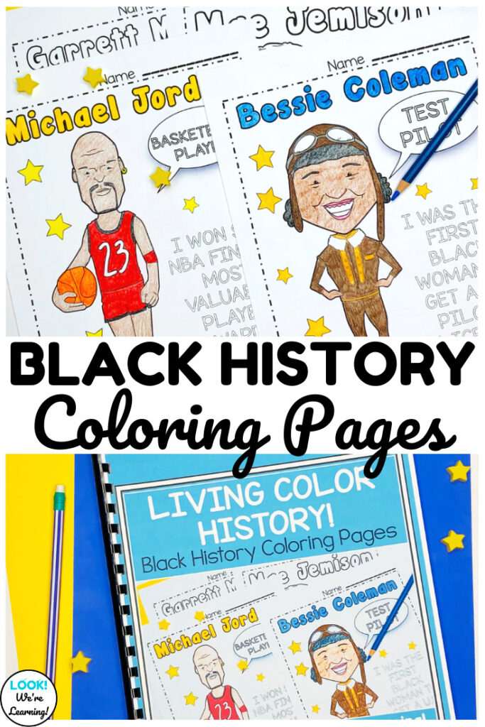Living color history black history figure coloring pages