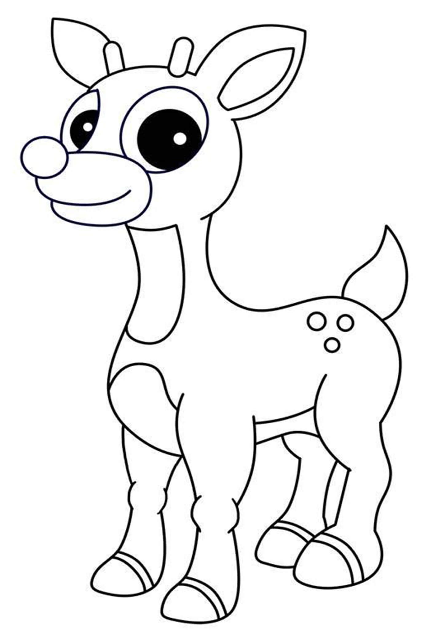 Rudolph the red nosed reindeer coloring pages reindeer drawing red nosed reindeer rudolph red nosed reindeer