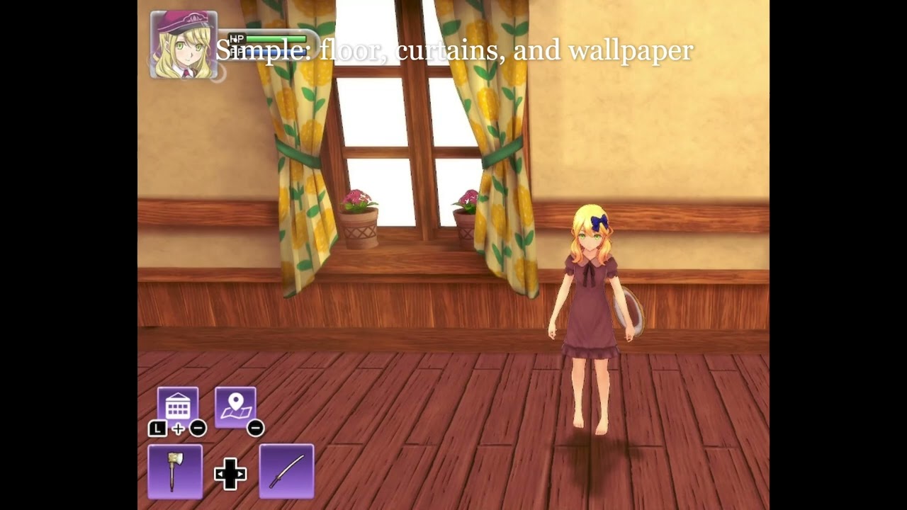 Rune factory floor curtains and wallpaper