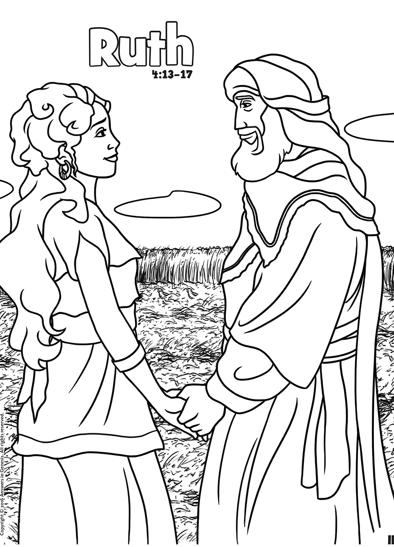 Books of the bible coloring book kids answers