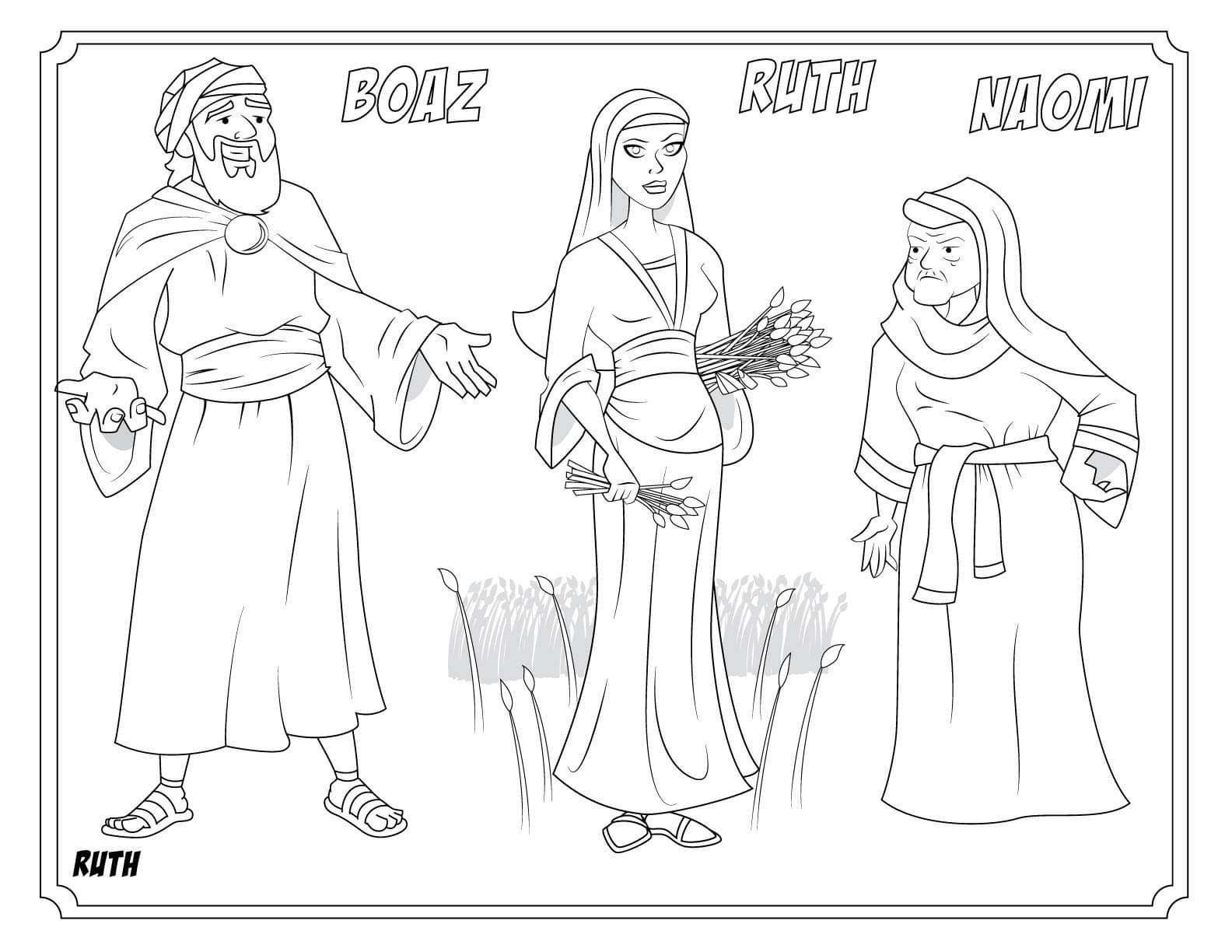 Ruth coloring page by jk