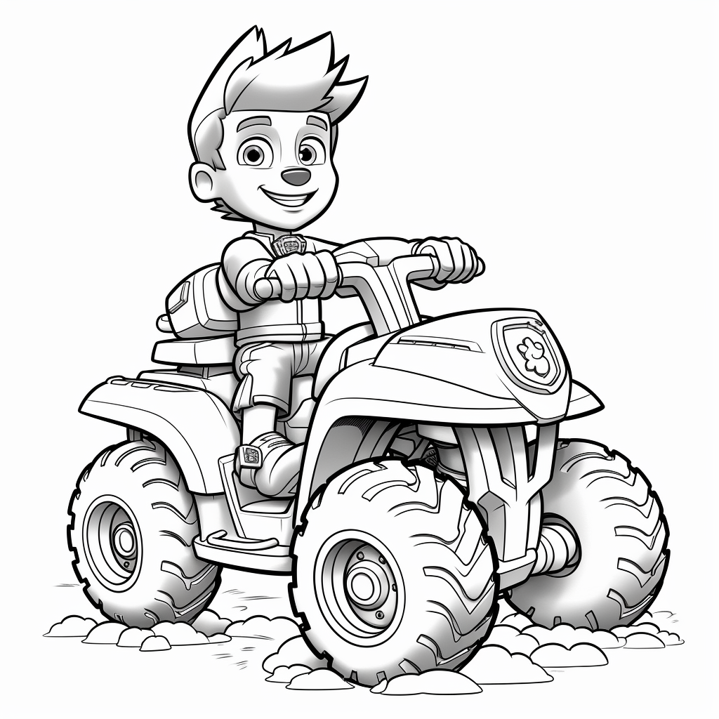 Ryder paw patrol coloring pages