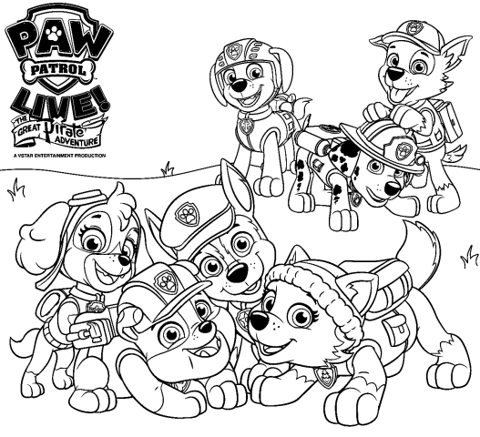 Kids and adults can participate in the adventures of the paw patrol squad heroes using the paw patrol coloring pages