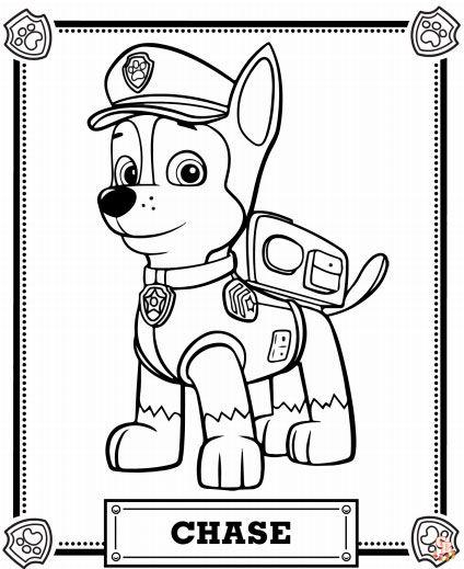 Fun and creativity with paw patrol coloring pages by gbcoloring on