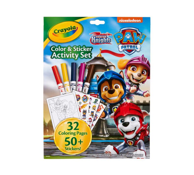 Paw patrol color and sticker activity set