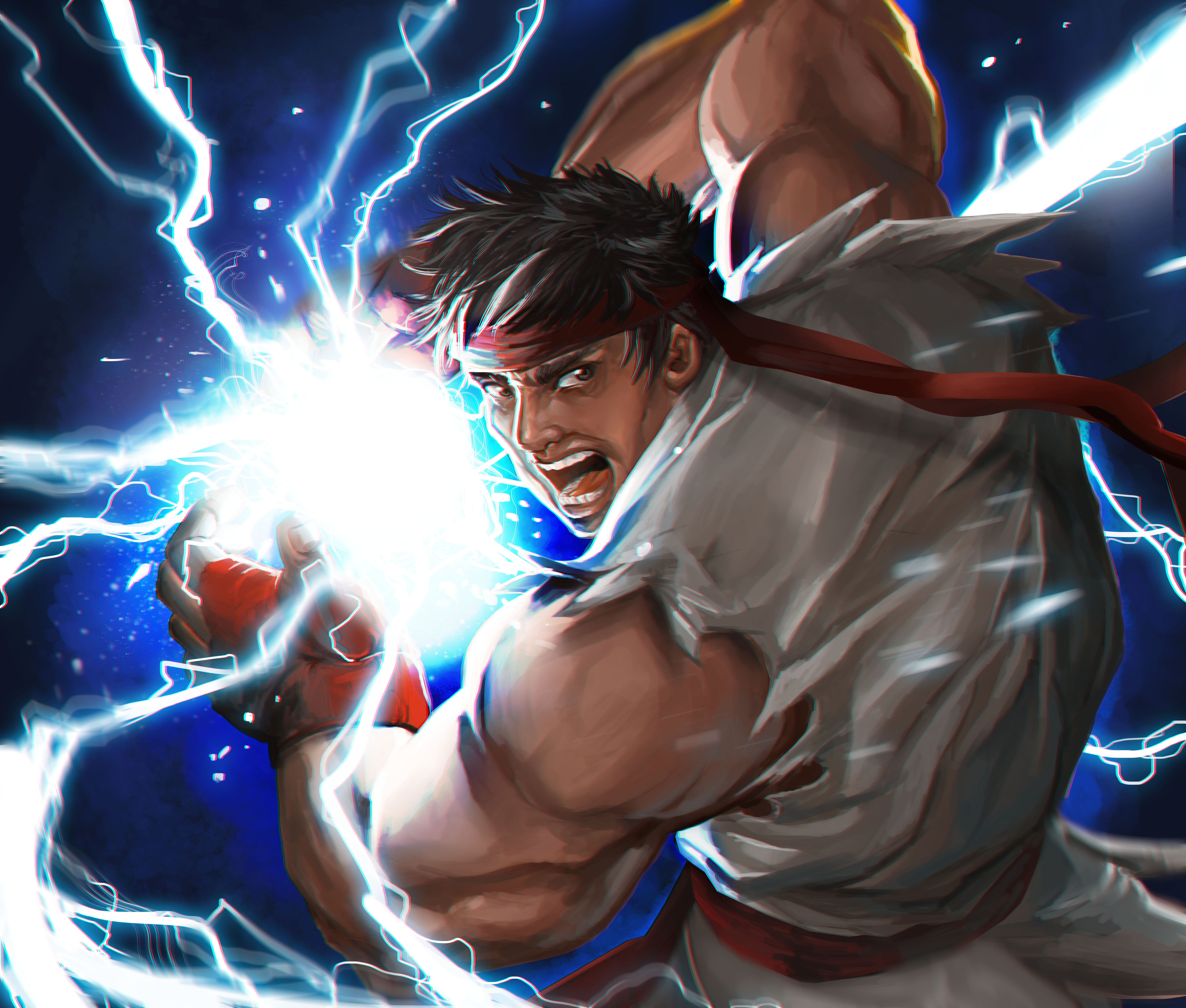 K ryu street fighter papers background images