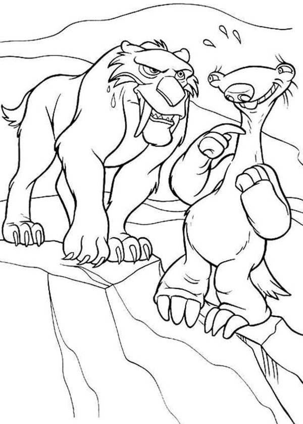 Free saber tooth tiger coloring page download free saber tooth tiger coloring page png images free cliparts on clipart library