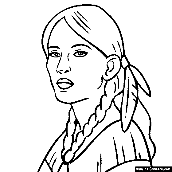 Sacagawea coloring page coloring pages free coloring pages sacagawea