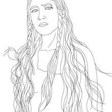 Sitting bull coloring pages