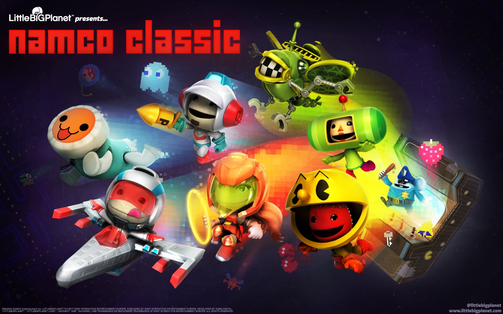 Sackboy a big adventure littlebigplanet on take your desktop or mobile device back in time to a golden age of gaming with our namcoclassics wallpaper link httpstcondskwztm httpstcooilyuls
