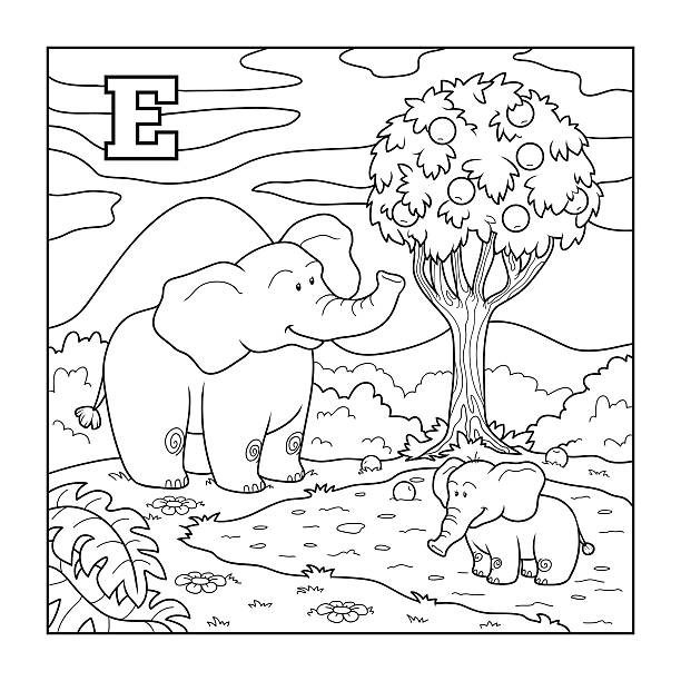 Animal Coloring Pages Adults Kids, Instant Download, Grayscale