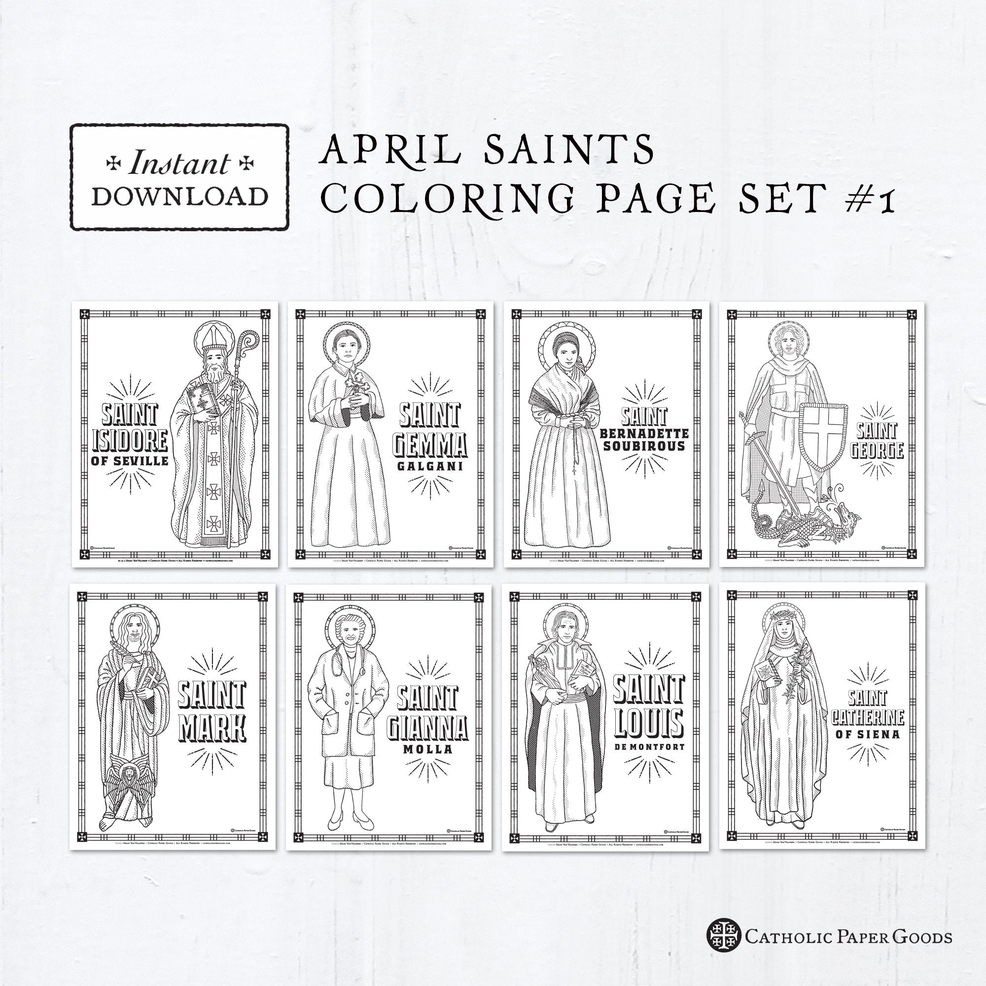 Catholic coloring pages