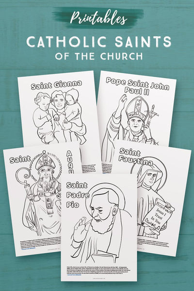 Catholic saints loring pages