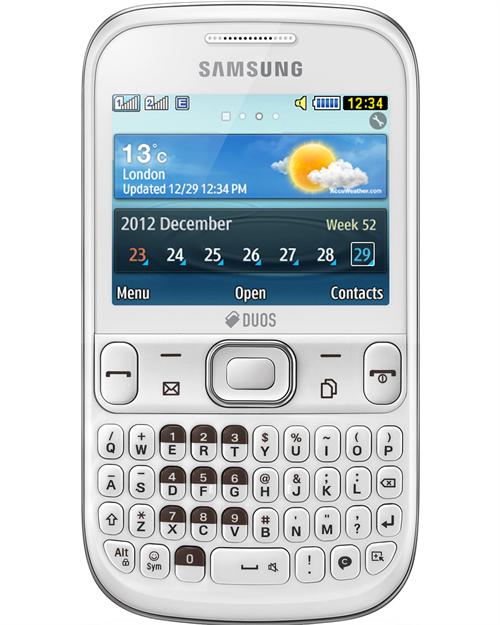 Samsung chat s dual sim display keypad