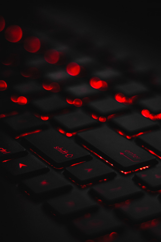 Download wallpaper x keyboard dark red glow old mobile cell phone smartphone x hd image background