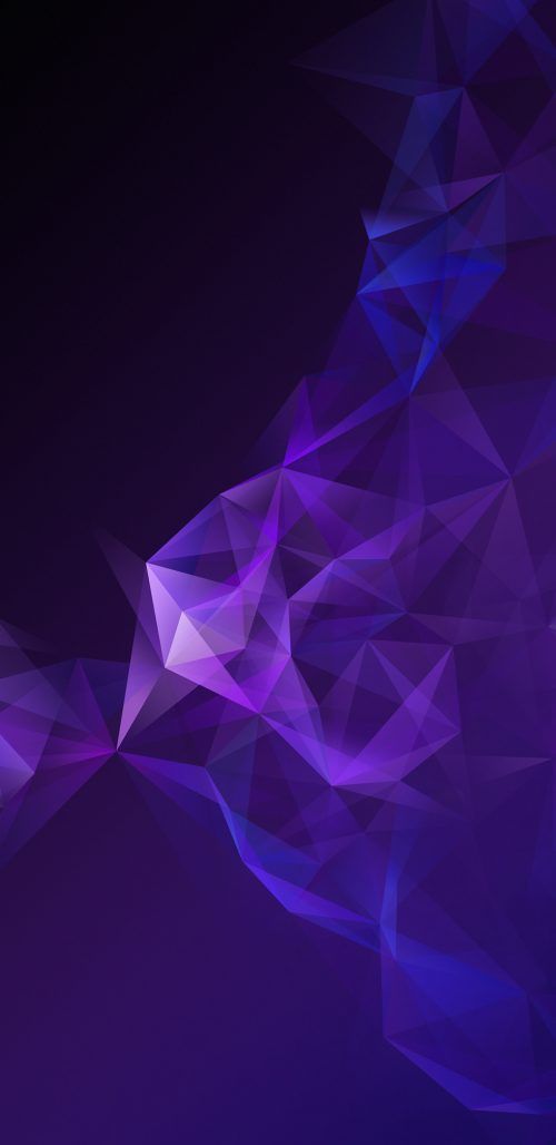 Official wallpaper of for samsung galaxy s and samsung galaxy s with dark purple polygons