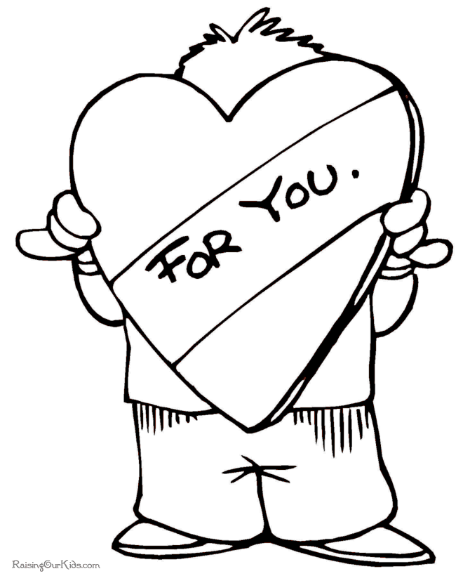 Valentines days coloring pages printable for free download