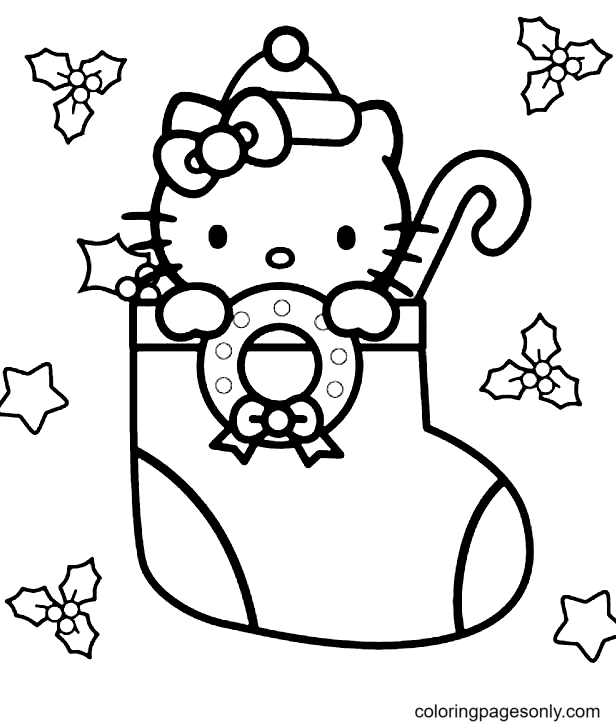 Charlienoey â hello kitty christmas coloring pages hope you all