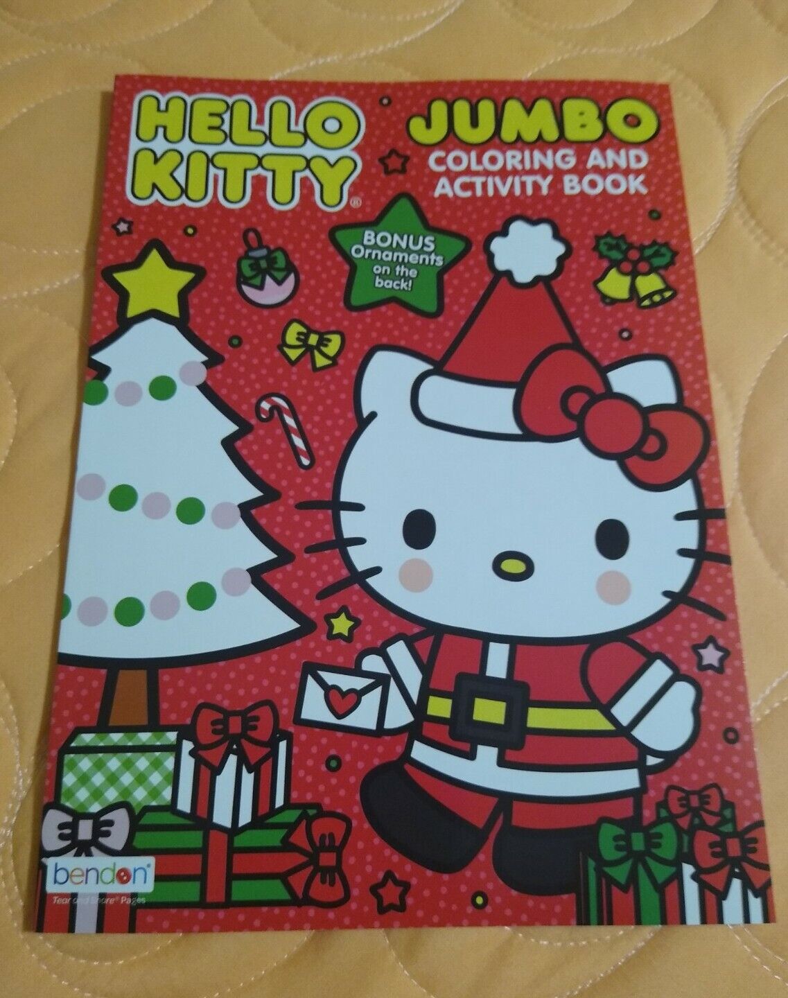 Hello kitty ðchristmasð coloring activity book tearshare pages new ð ship