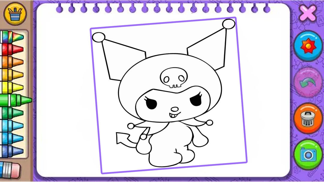 Kuromi sanr coloring android s apk download for free
