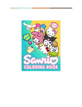 Sanrio coloring pages by the coloring cove tpt