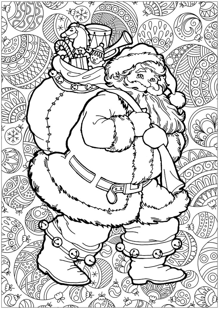 These christmas coloring pages are dedicated to adults or kids very talented and patâ printable christmas coloring pages coloring pages adult coloring pages