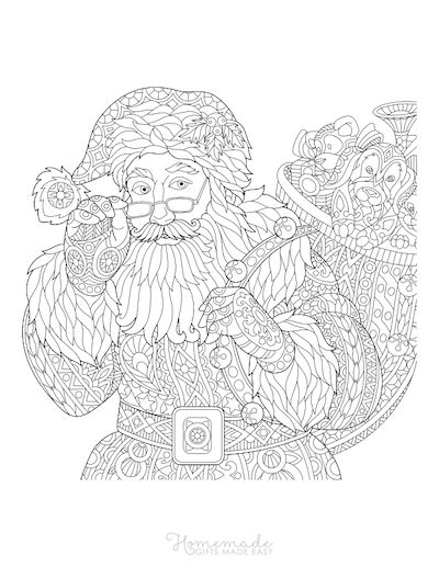 Free printable christmas coloring pages for adults christmas coloring pages santa coloring pages printable christmas coloring pages