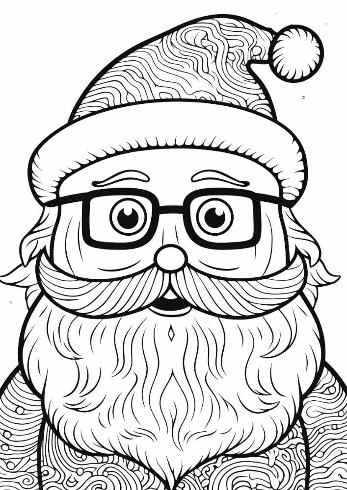 Free adult christmas coloring pages