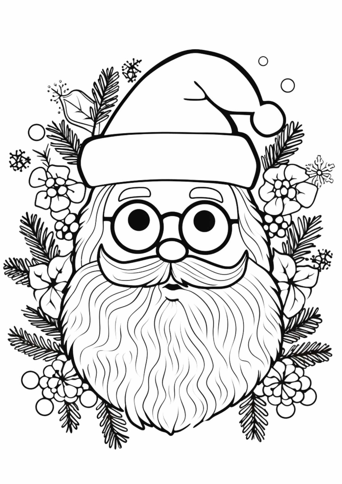 Free adult christmas coloring pages