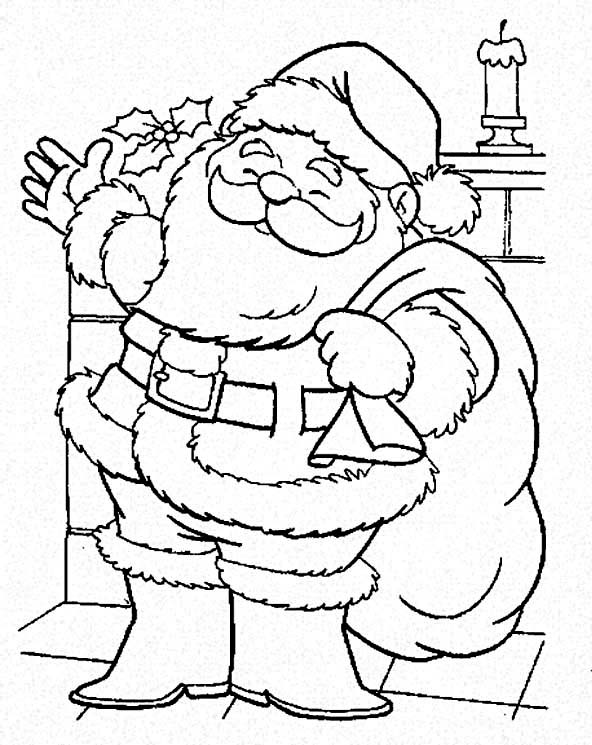 Santa claus is ing to town on christmas coloring page printable christmas coloring pages christmas coloring books christmas colors