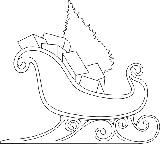 Sleigh coloring pages santa sleigh printables santa coloring pages christmas sleigh christmas coloring pages
