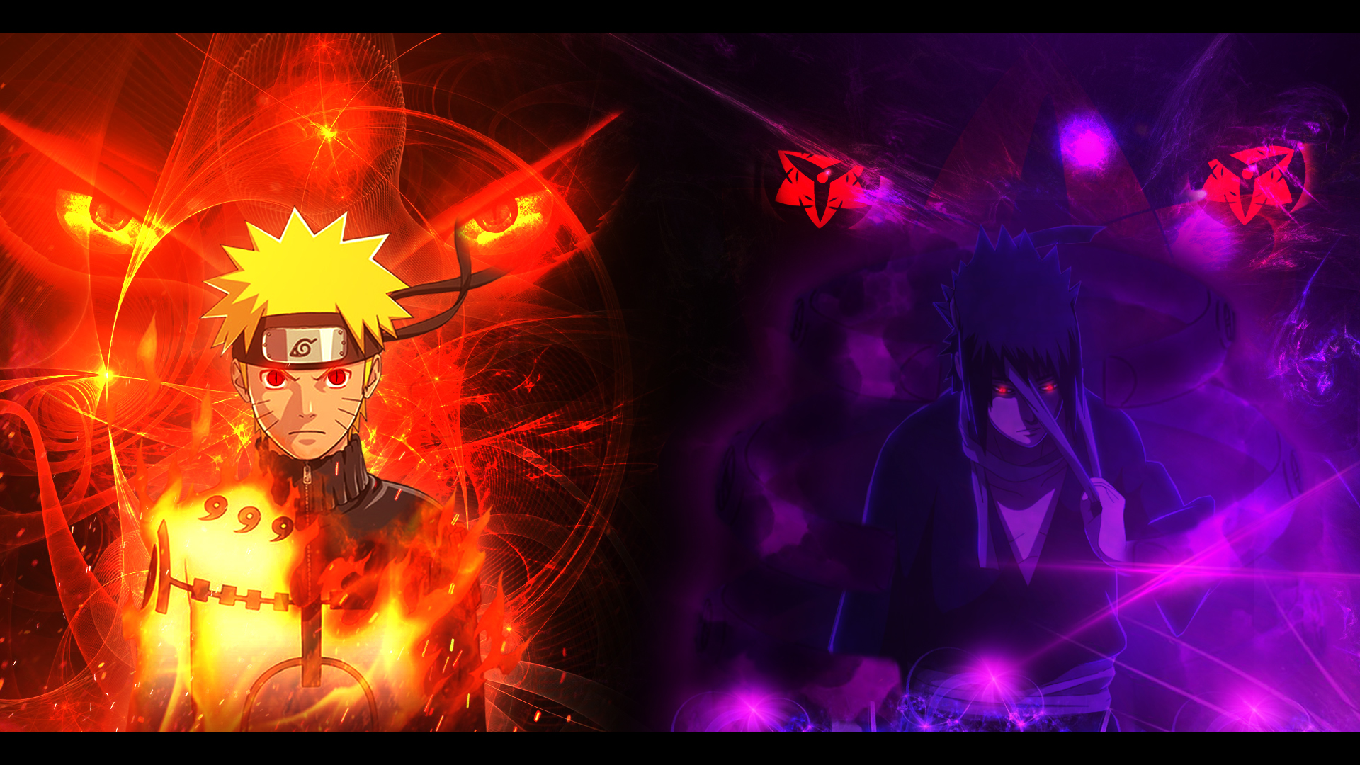 Naruto sasuke wallpaper by hahoumah on