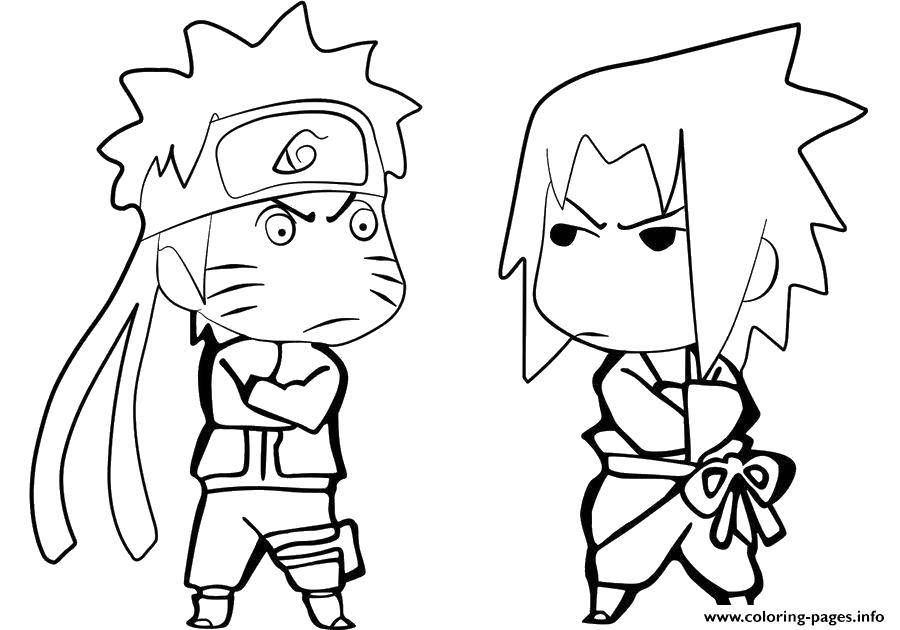 Online coloring pages coloring page evil sasuke and nato anime download print coloring page