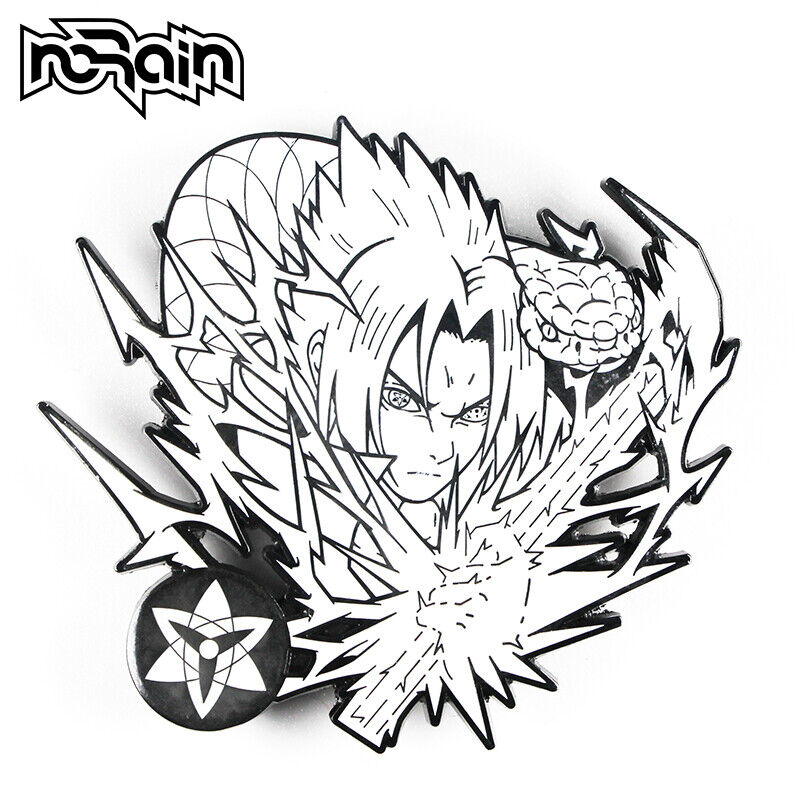 Naruto jiraiya rinnega sasuke uchiha metal pin brooch badge collection limited n