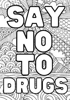 Red ribbon week drug free coloring pages by baileys busy bees tpt