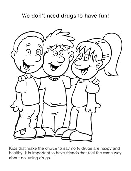 Be smart say no to drugs kids coloring activity books in bulk pack office products