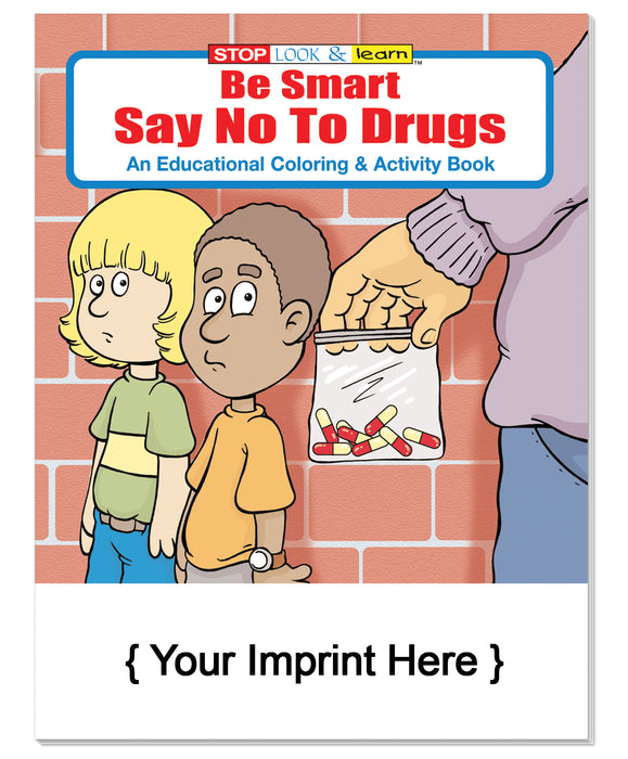 Say no to drugs custom coloring books in bulk â zoco products