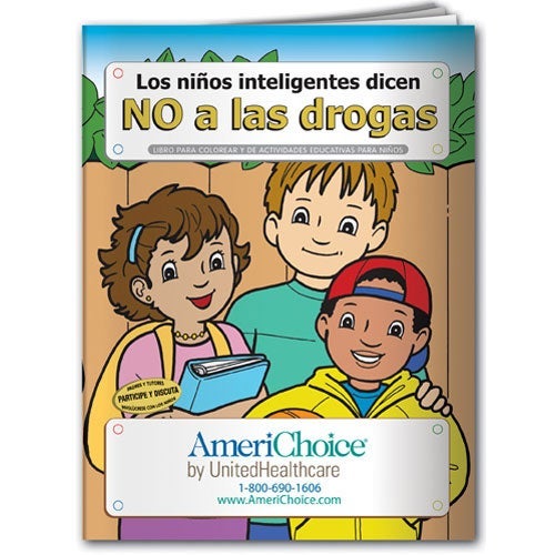Promo smart kids say no to drugs coloring books