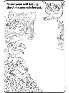 Plants animals free coloring pages