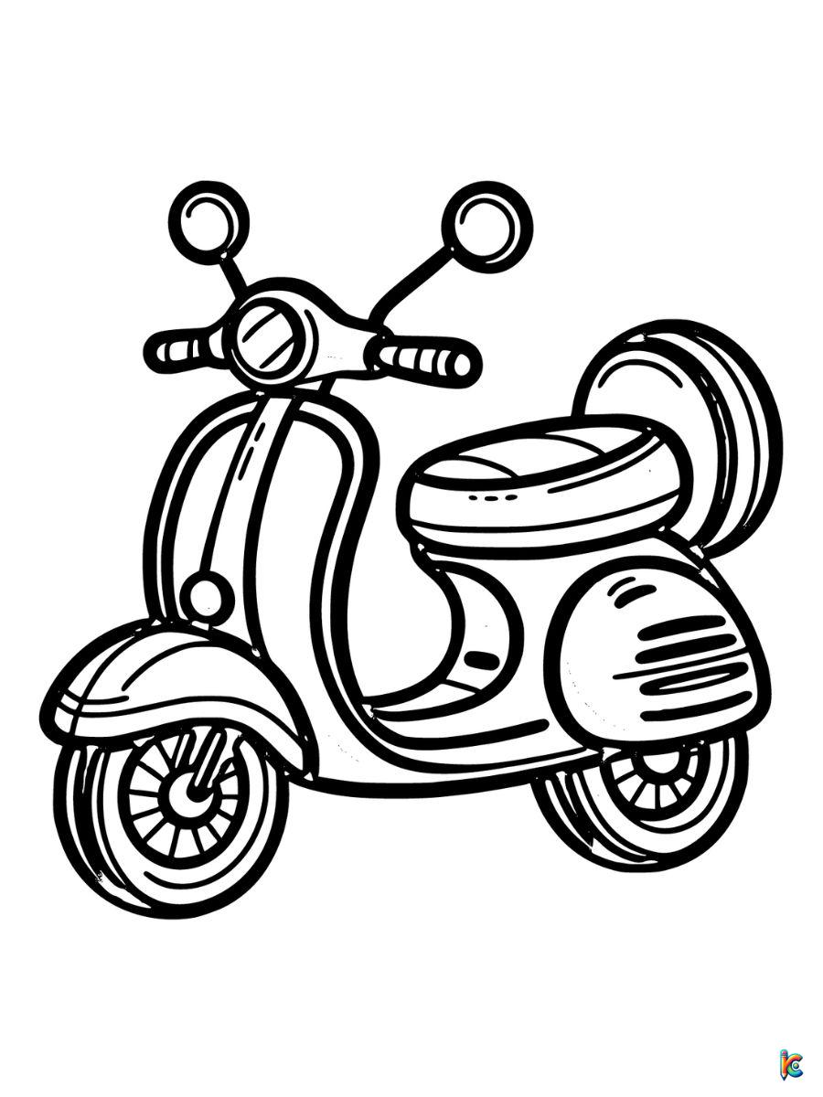 Motorcycle coloring pages â